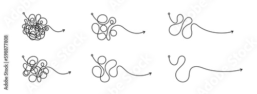 Complex, easy messy line set. Hand drawn doodle