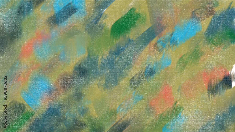 Abstract oil painting on canvas. Abstract grungy background.