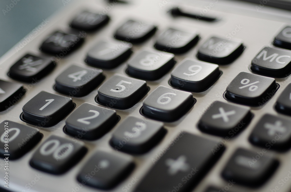 Money and calculator in growing money concept. Money and calculator in growing money concept.