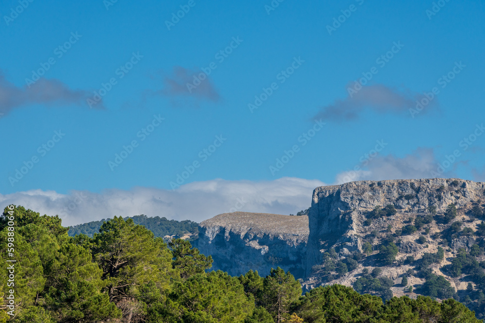 Panoramic view of the natural park of the Sierras de Cazorla, Segura and Las Villas. Panoramic view of the natural park of the Sierras de Cazorla, Segura and Las Villas.