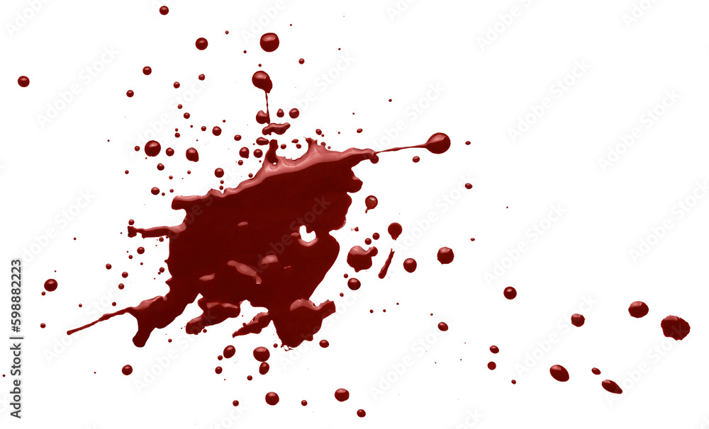 Blood drops cut out Blood drops cut out