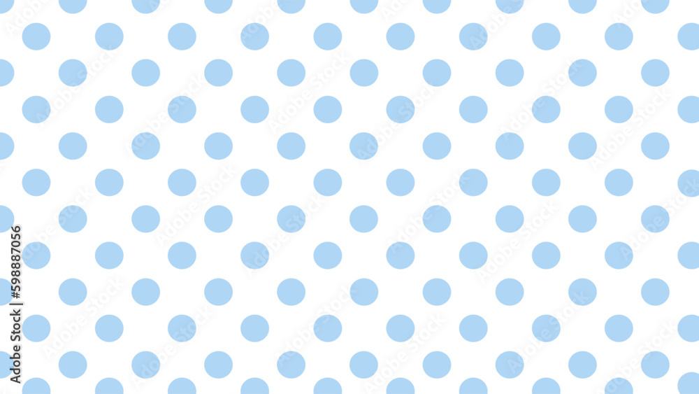 White background with blue dots