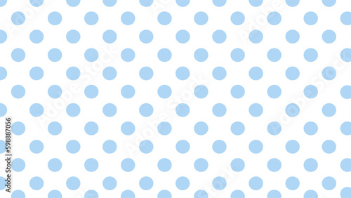 White background with blue dots