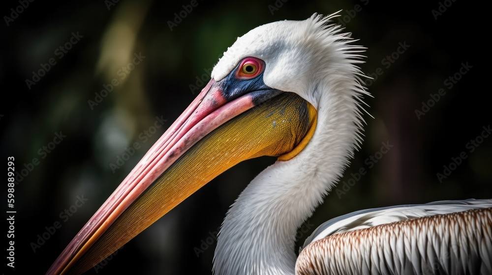great pelican close up tele shot Generative AI great pelican close up tele shot Generative AI