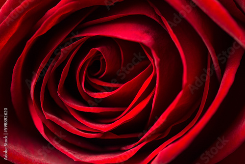 Close-up of a beautiful red rose