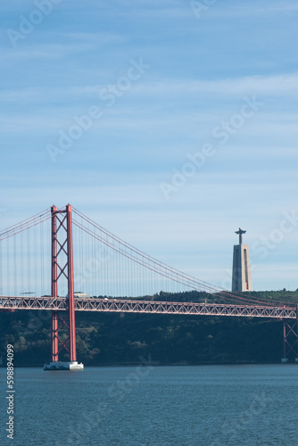 25 de abril bridge in Lisboa, Portugal © Adrinson