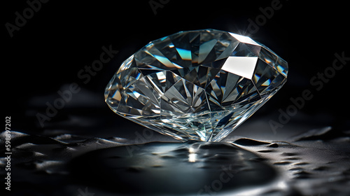 ダイヤモンドの美しさを表現したアートワーク No.046 | In this artwork, Showcasing the Beauty of Diamonds Generative AI