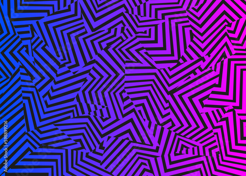 Abstract background with gradient color dazzle camouflage pattern