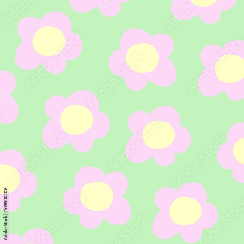 Blooming Bliss. Captivating Hand Drawn Flowers on Beautifully Colored Backgrounds, Iconic Floral Art for Your Creative Projects.