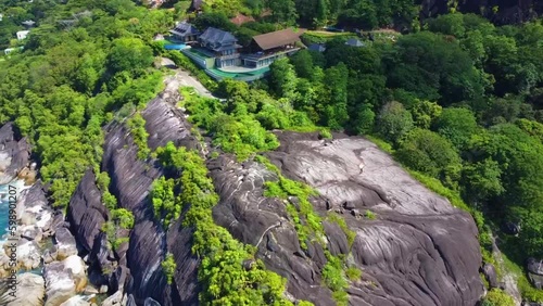 mansion on top of the hills in the Seychelles photo