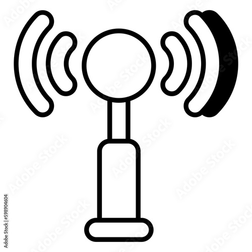 Premium download icon of hotspot tower 