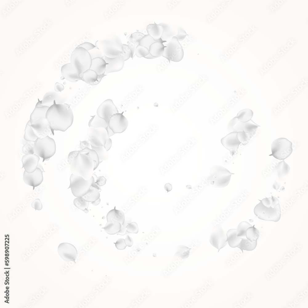 Pastel Sakura Vector Light Background. Delicate Pastel Sakura Vector Light Background. Delicate