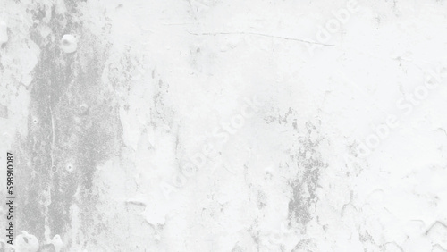 White concrete wall background texture with plaster. Abstract old wall texture cement dirty gray with black background abstract grey and silver color design are light with white background. © Pixel Park