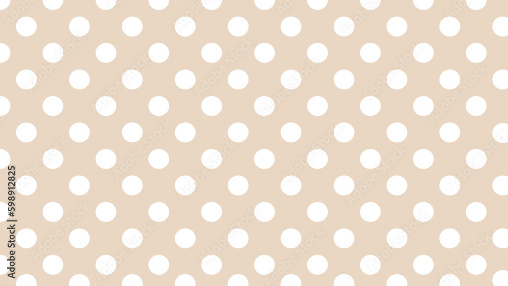 Beige background with white dots