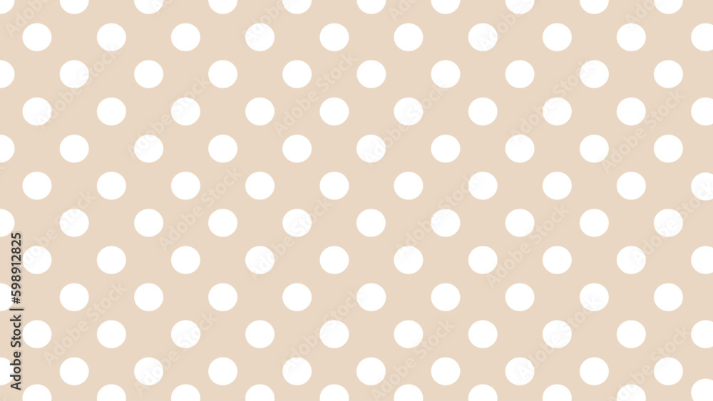 Beige background with white dots Beige background with white dots