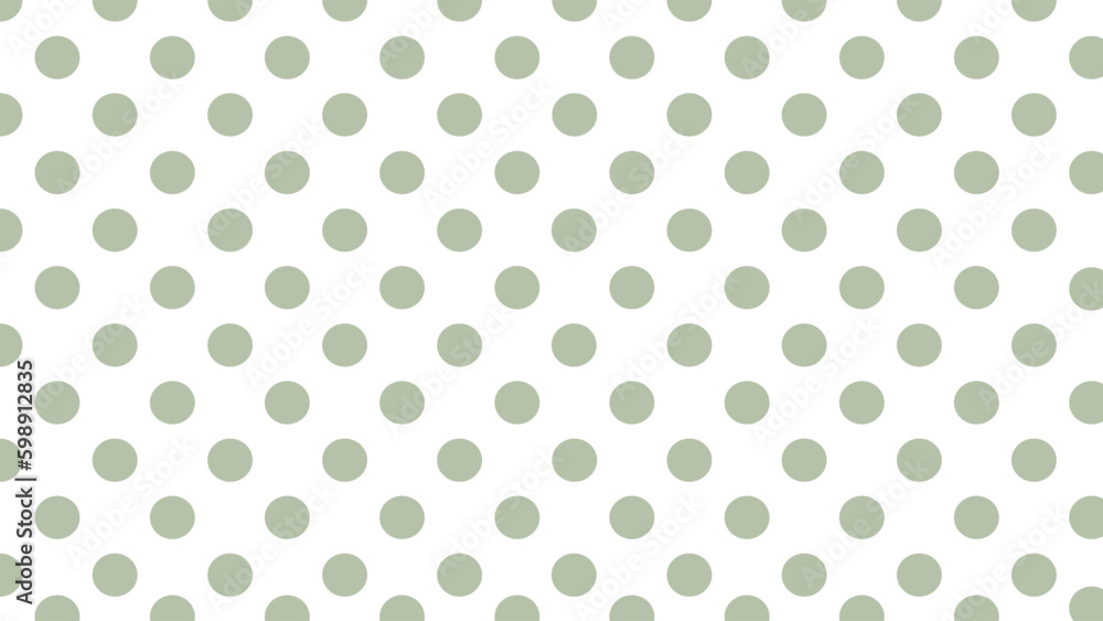 White background with green-grey dots