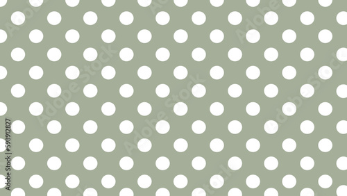 Green-grey background with white dots