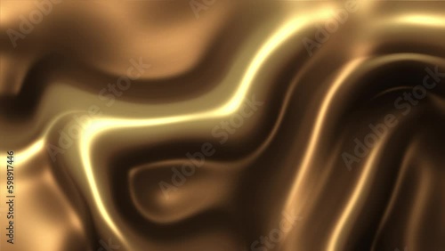 Golden liquid background.