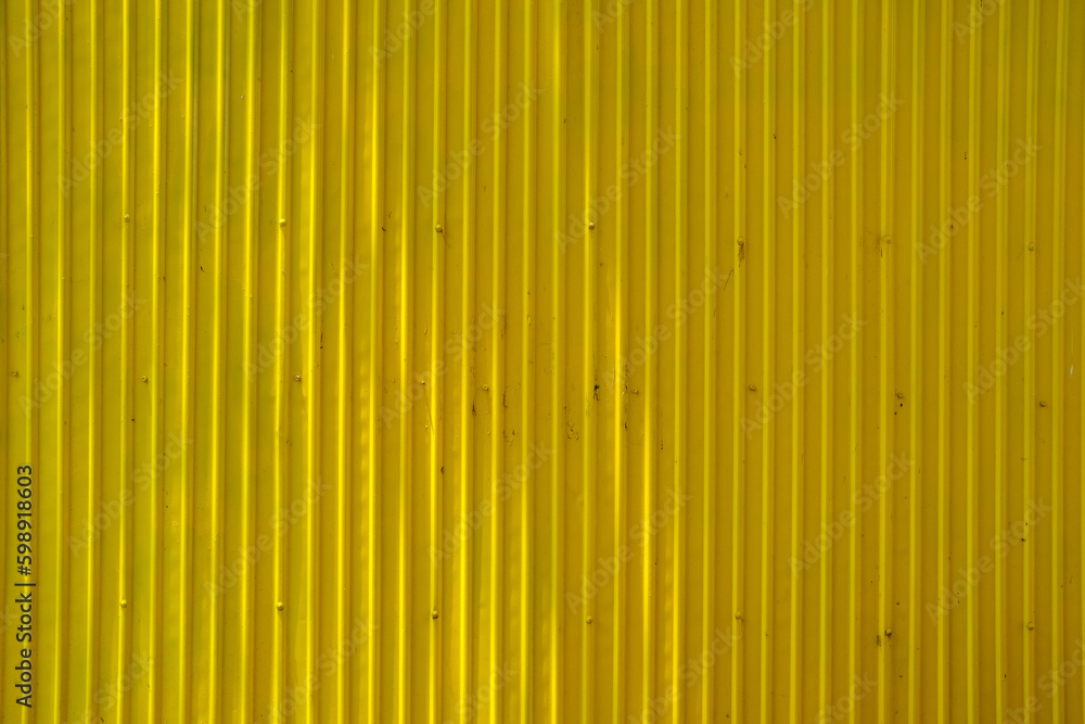Light Beam on Yellow Paint Old Zinc Wall Background. Light Beam on Yellow Paint Old Zinc Wall Background.