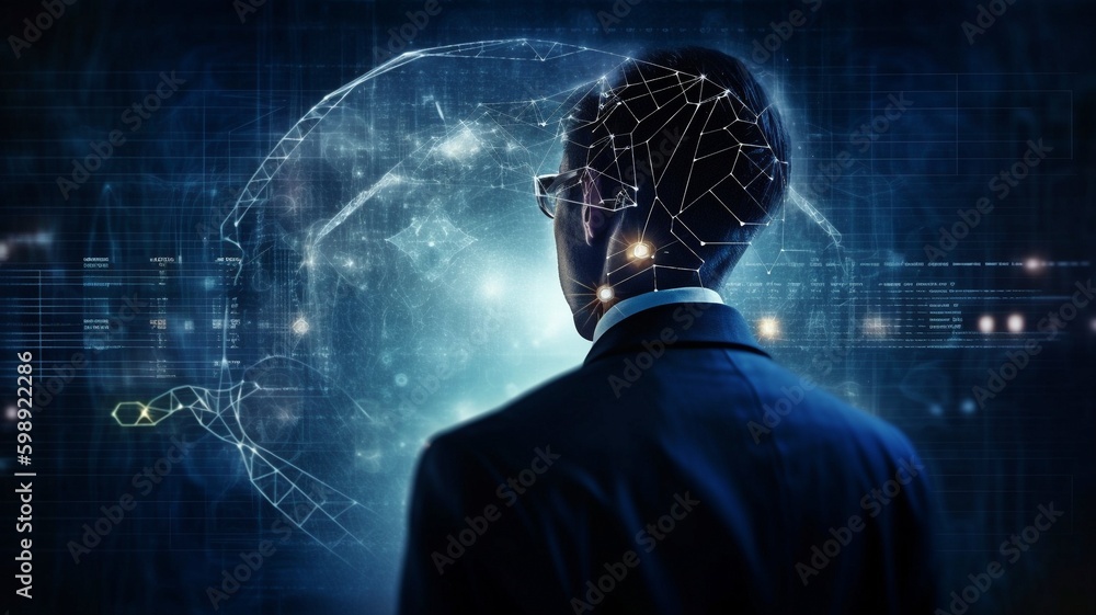 With the use of technology server concepts, businesspeople connect to data from social media sites while maintaining the privacy of their personal data. GENERATIVE AI With the use of technology server concepts, businesspeople connect to data from social media sites while maintaining the privacy of their personal data. GENERATIVE AI