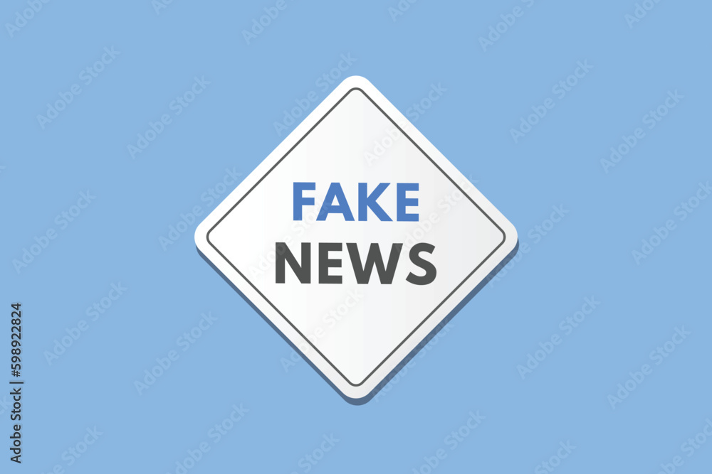 Fake News text Button. Fake News Sign Icon Label Sticker Web Buttons Fake News text Button. Fake News Sign Icon Label Sticker Web Buttons