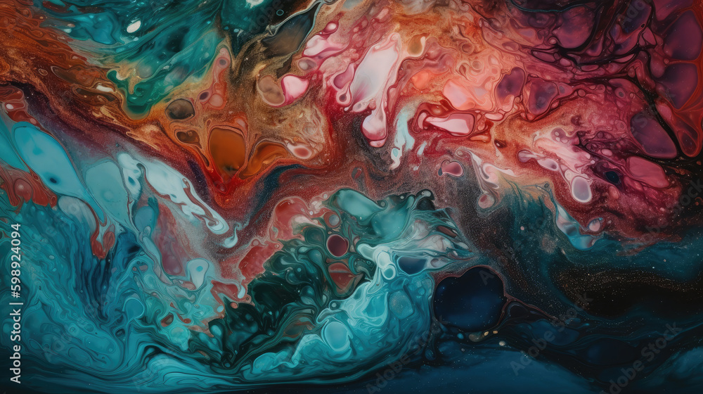 Abstract Fluid Art. Marbled wallpaper, A stunning background featuring ...