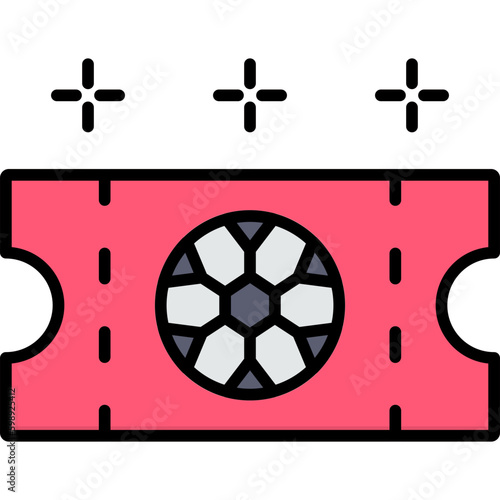 Football Ticket Icon