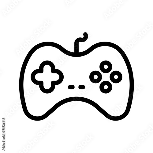 Game icon. sign for mobile concept and web design. vector illustration