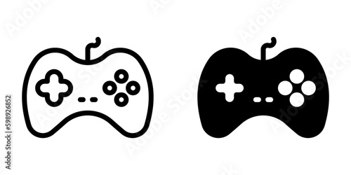 Game icon. sign for mobile concept and web design. vector illustration