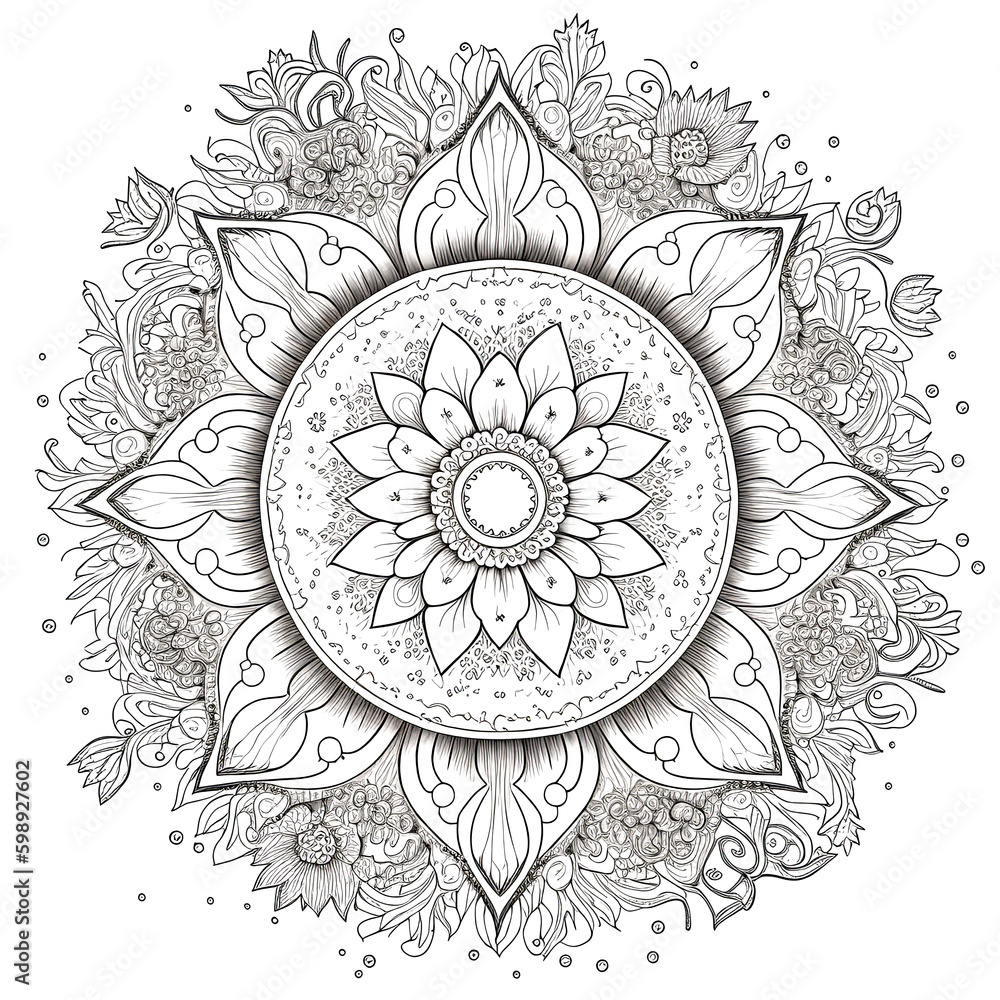 mandala abstract background mandala abstract background