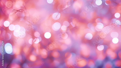 Pink Violet Bokeh abstract light background