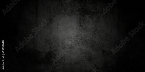 Grunge background black with light shadow effect