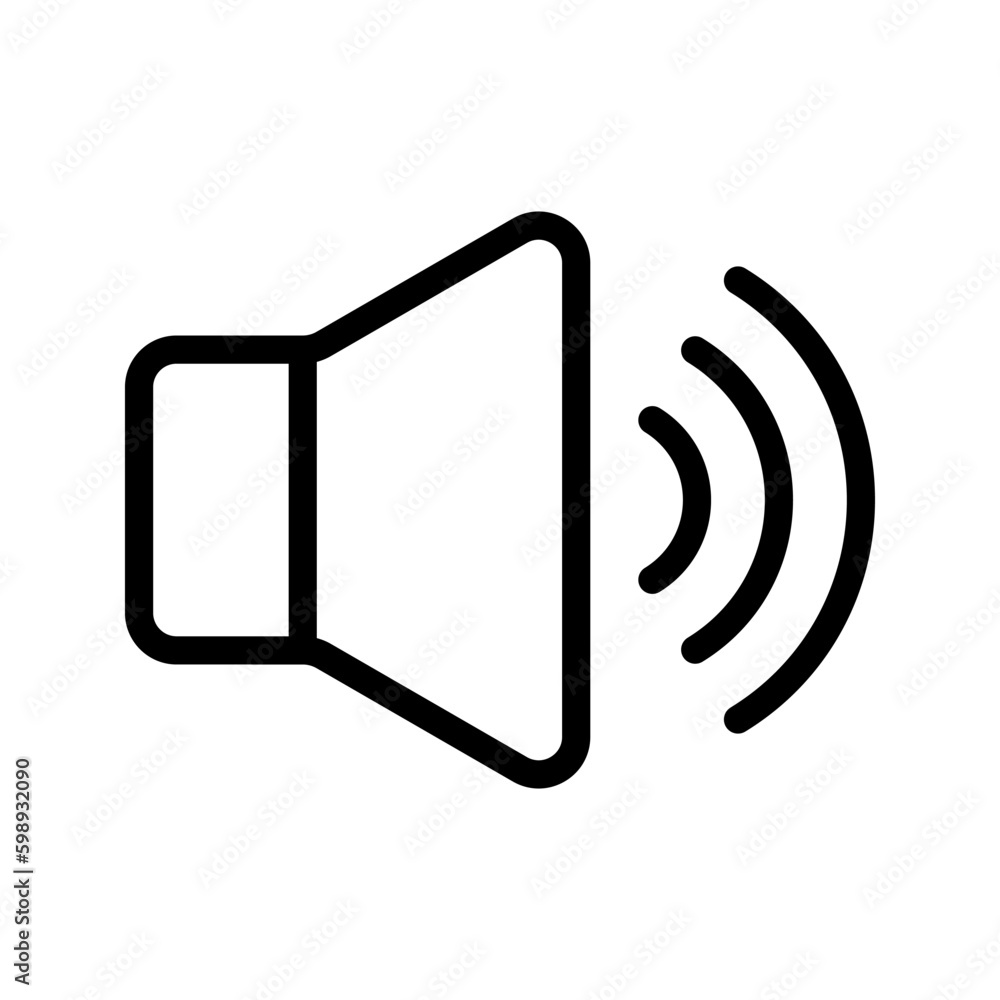 Speaker icon. sign for mobile concept and web design. vector illustration Speaker icon. sign for mobile concept and web design. vector illustration