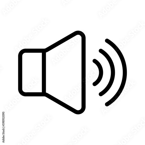 Speaker icon. sign for mobile concept and web design. vector illustration