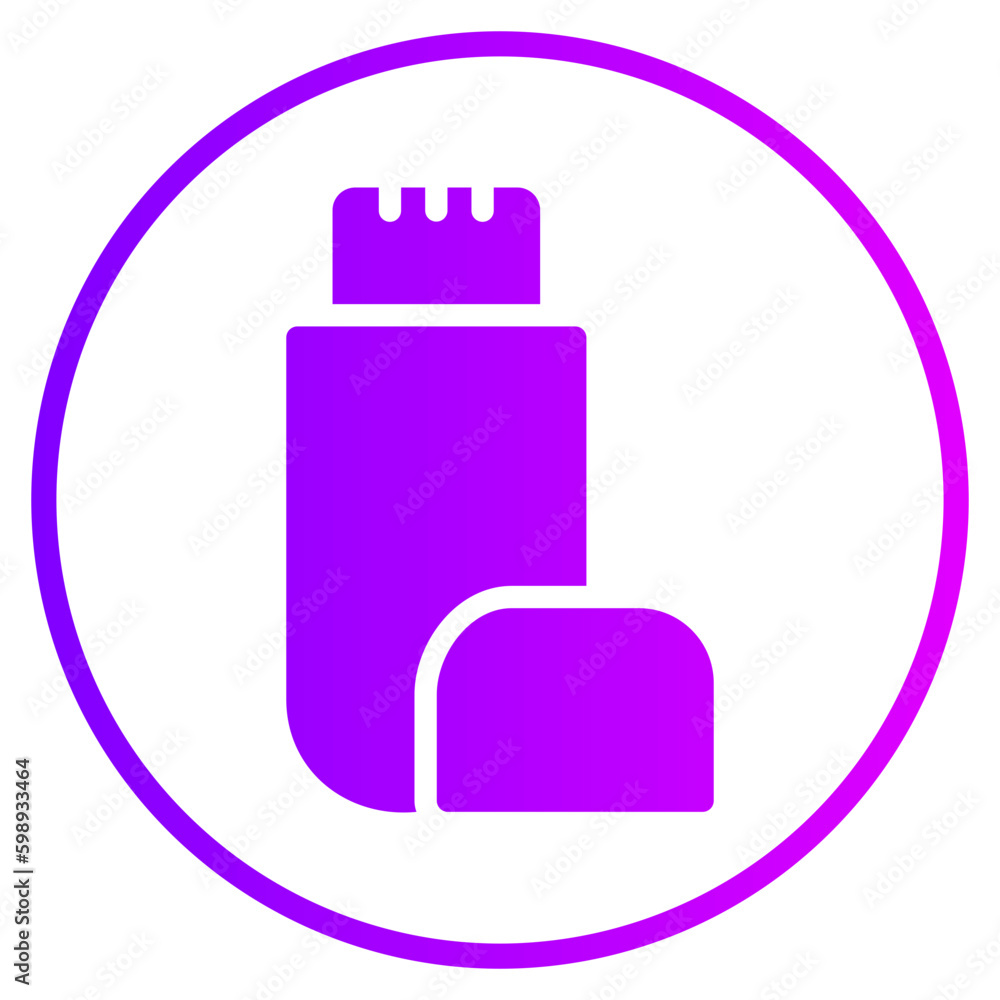 flash disk gradient icon flash disk gradient icon