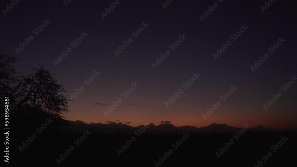 Sunrise over Andes volcanoes in San Pedro de Atacama, Chile Sunrise over Andes volcanoes in San Pedro de Atacama, Chile