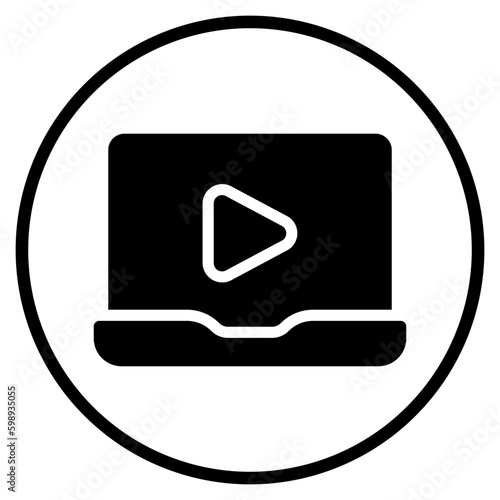video glyph icon
