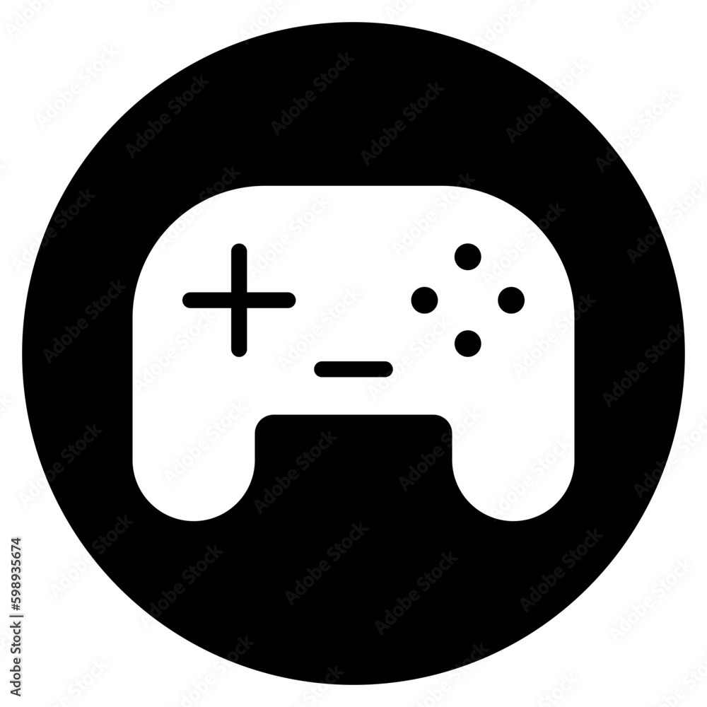 gamepad glyph icon gamepad glyph icon