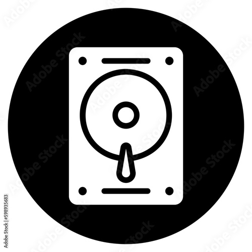 harddisk glyph icon