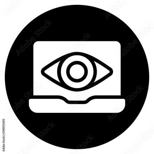 monitoring glyph icon