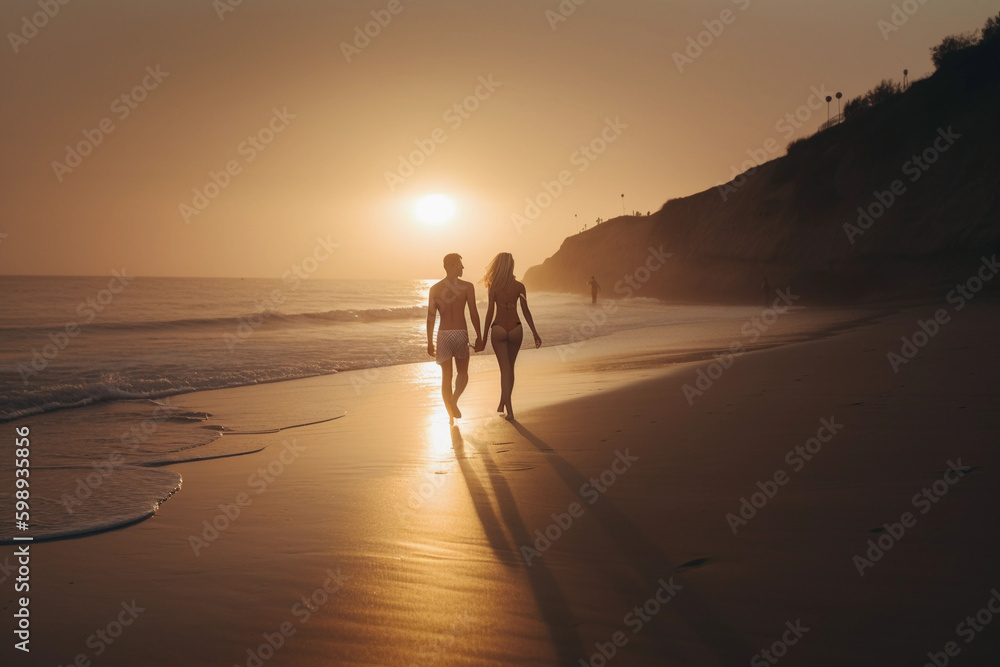 A Romantic Stroll on the Beach 1