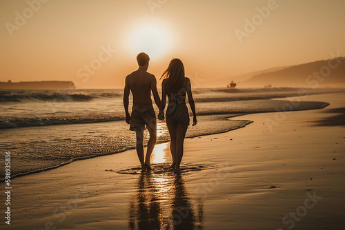 A Romantic Stroll on the Beach 3 © SandOtnim