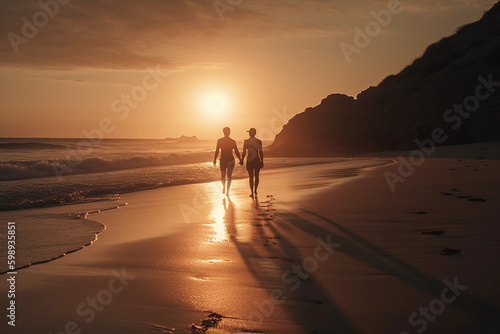 A Romantic Stroll on the Beach 2