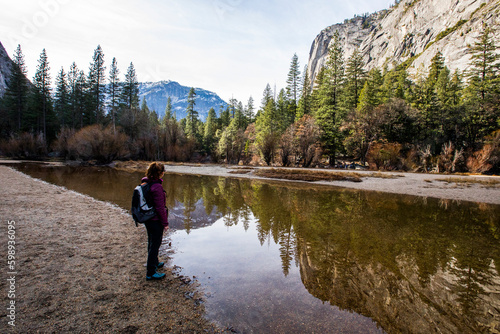 Girl in Yosemite National Park, Unites States Of America