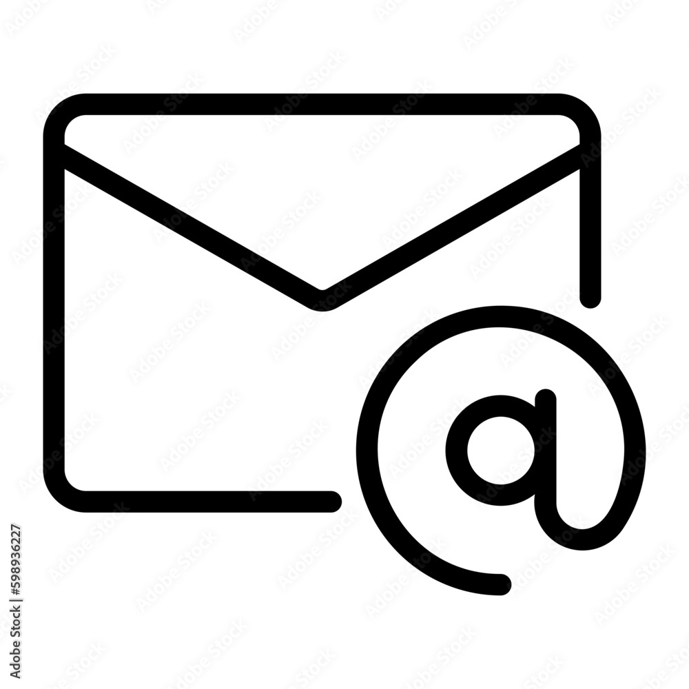 email line icon