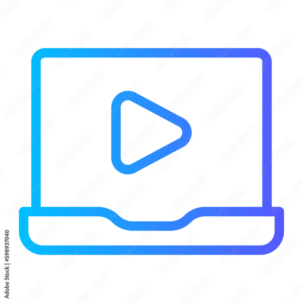 video gradient icon