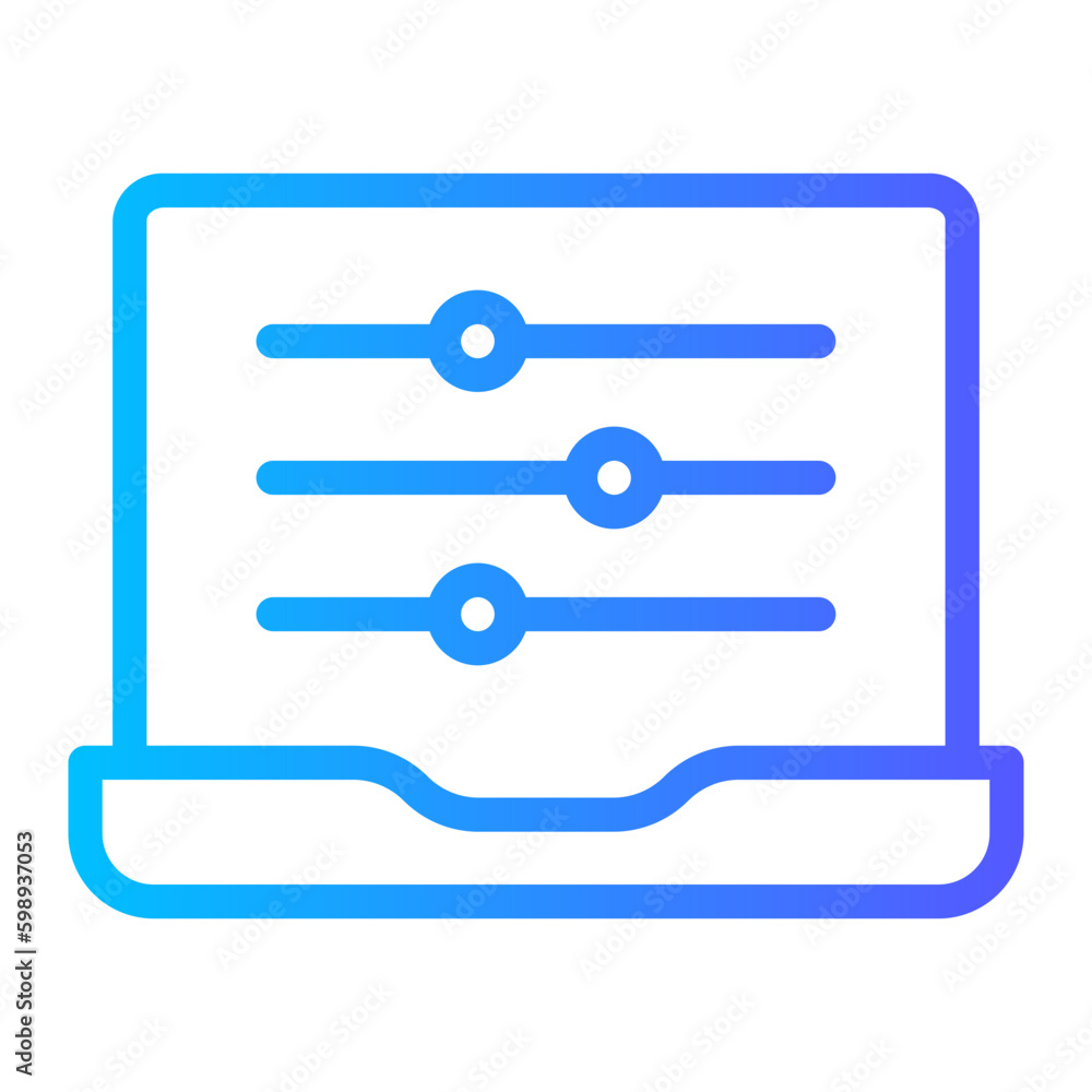 setting gradient icon setting gradient icon