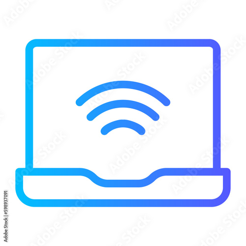 wifi gradient icon