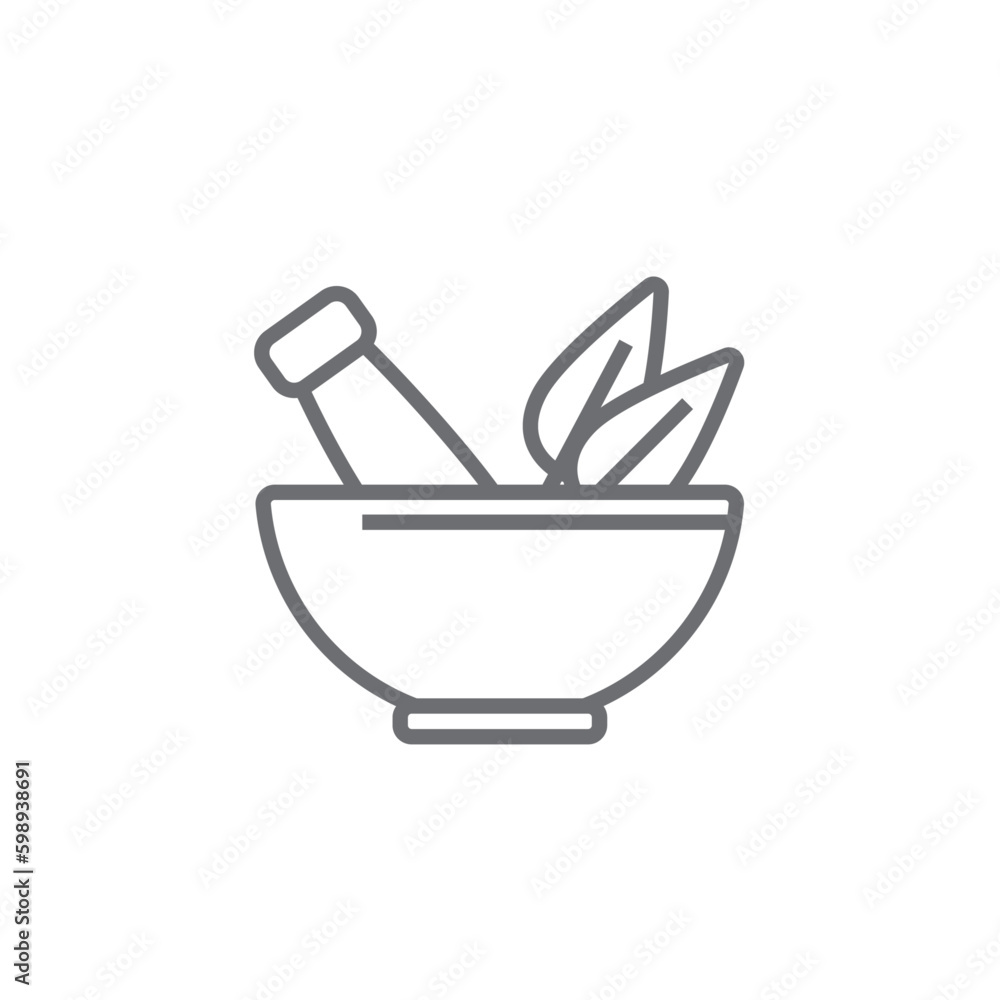 Pestle Mortar Digital Healthcare icon with black outline style. medical, medicine, pharmacy, herbal, health, natural, bowl. Vector illustration Pestle Mortar Digital Healthcare icon with black outline style. medical, medicine, pharmacy, herbal, health, natural, bowl. Vector illustration