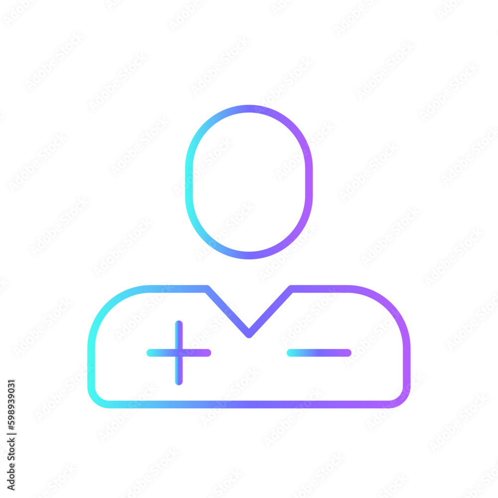 Patient Digital Healthcare icon with black outline style. human, service, man, person, help, emergency, people. Vector illustration Patient Digital Healthcare icon with black outline style. human, service, man, person, help, emergency, people. Vector illustration